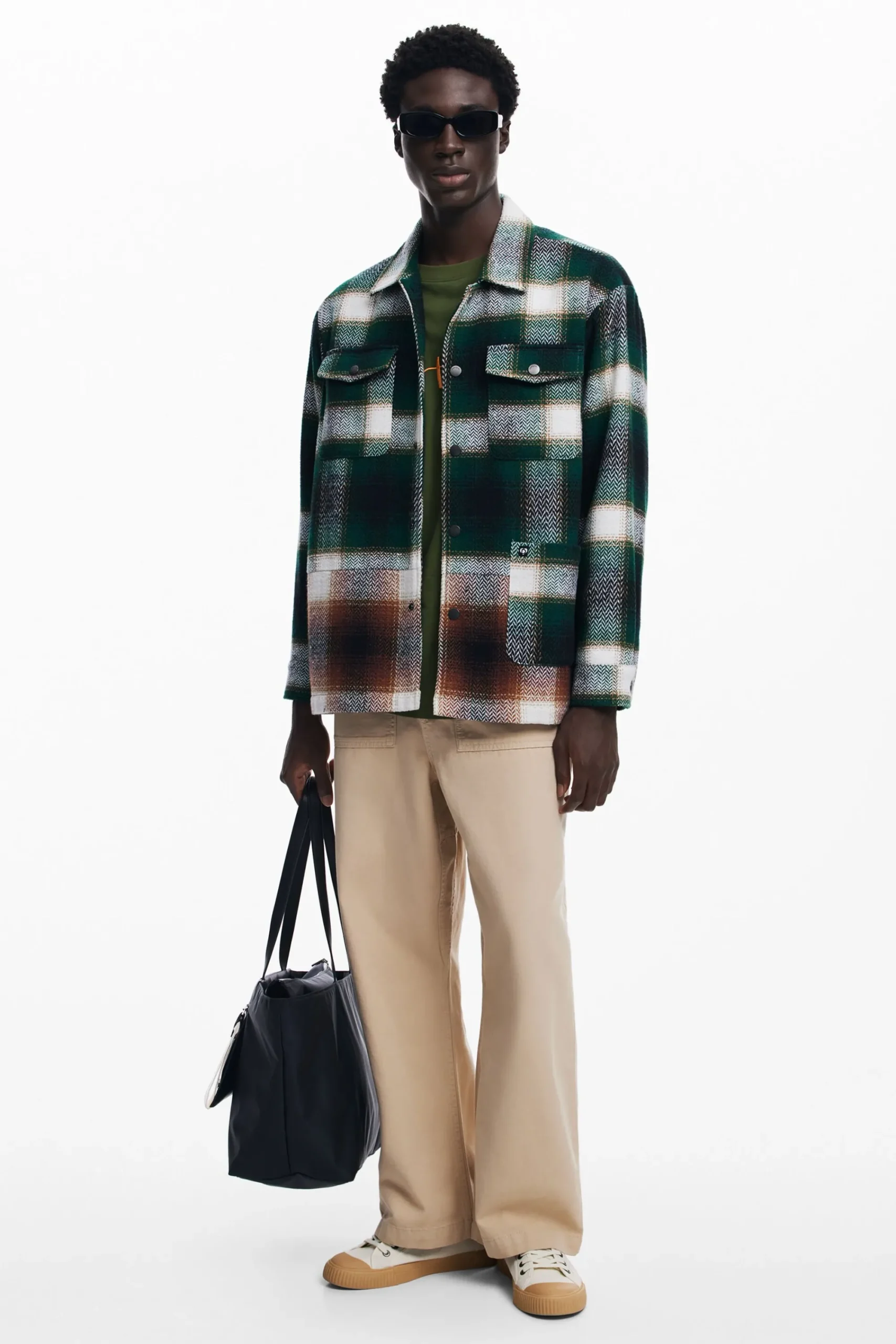 Abrigos Y Chaquetas-Desigual Camisa leñador