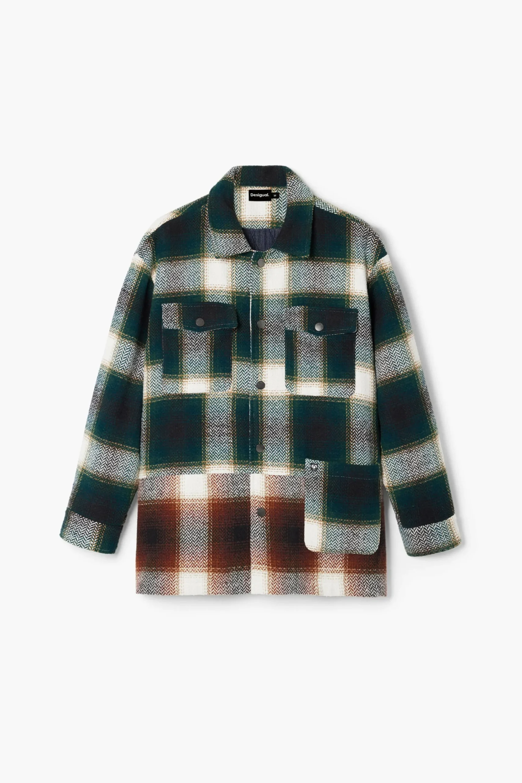 Abrigos Y Chaquetas-Desigual Camisa leñador