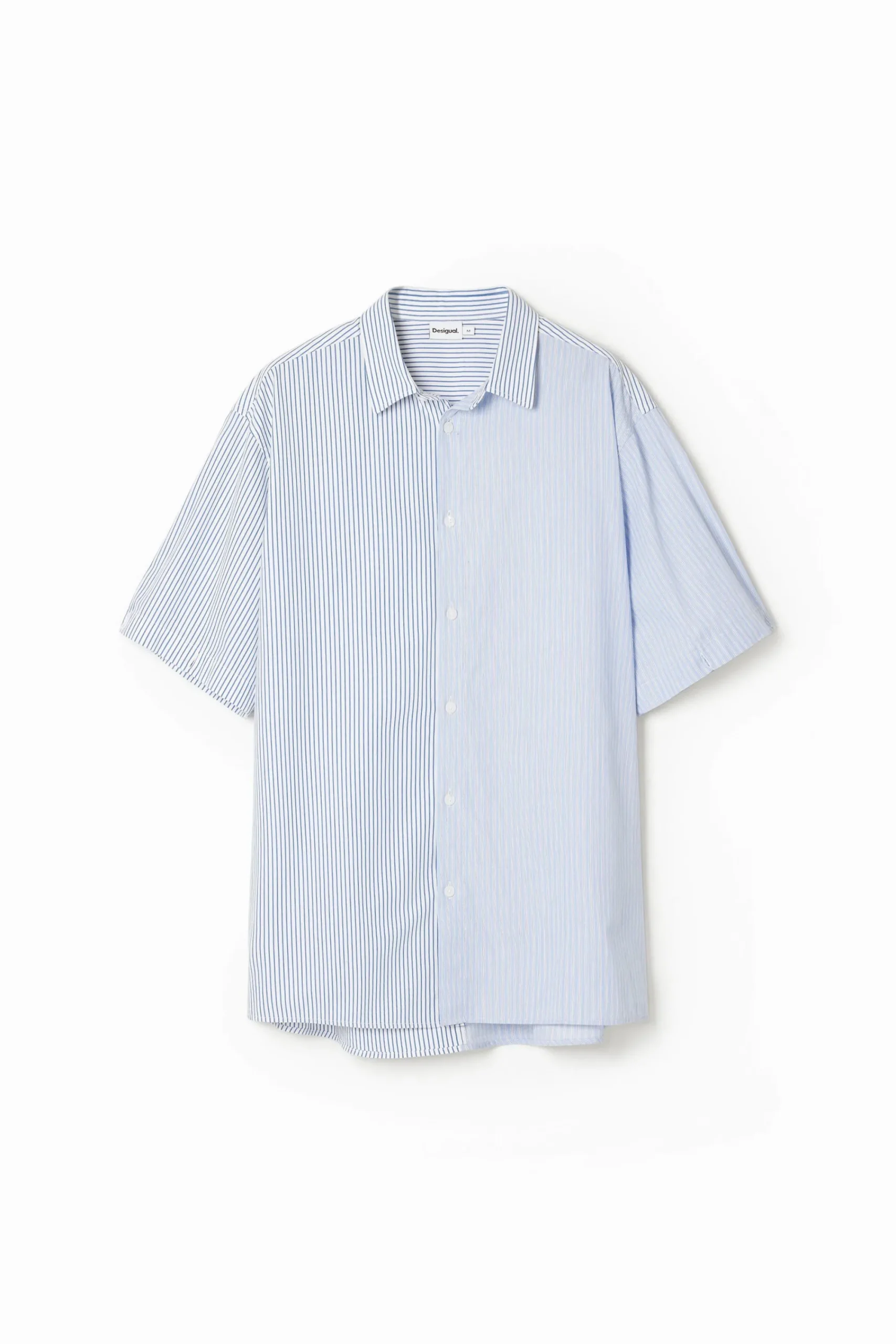 Camisetas|Camisas-Desigual Camisa manga larga deconstruida