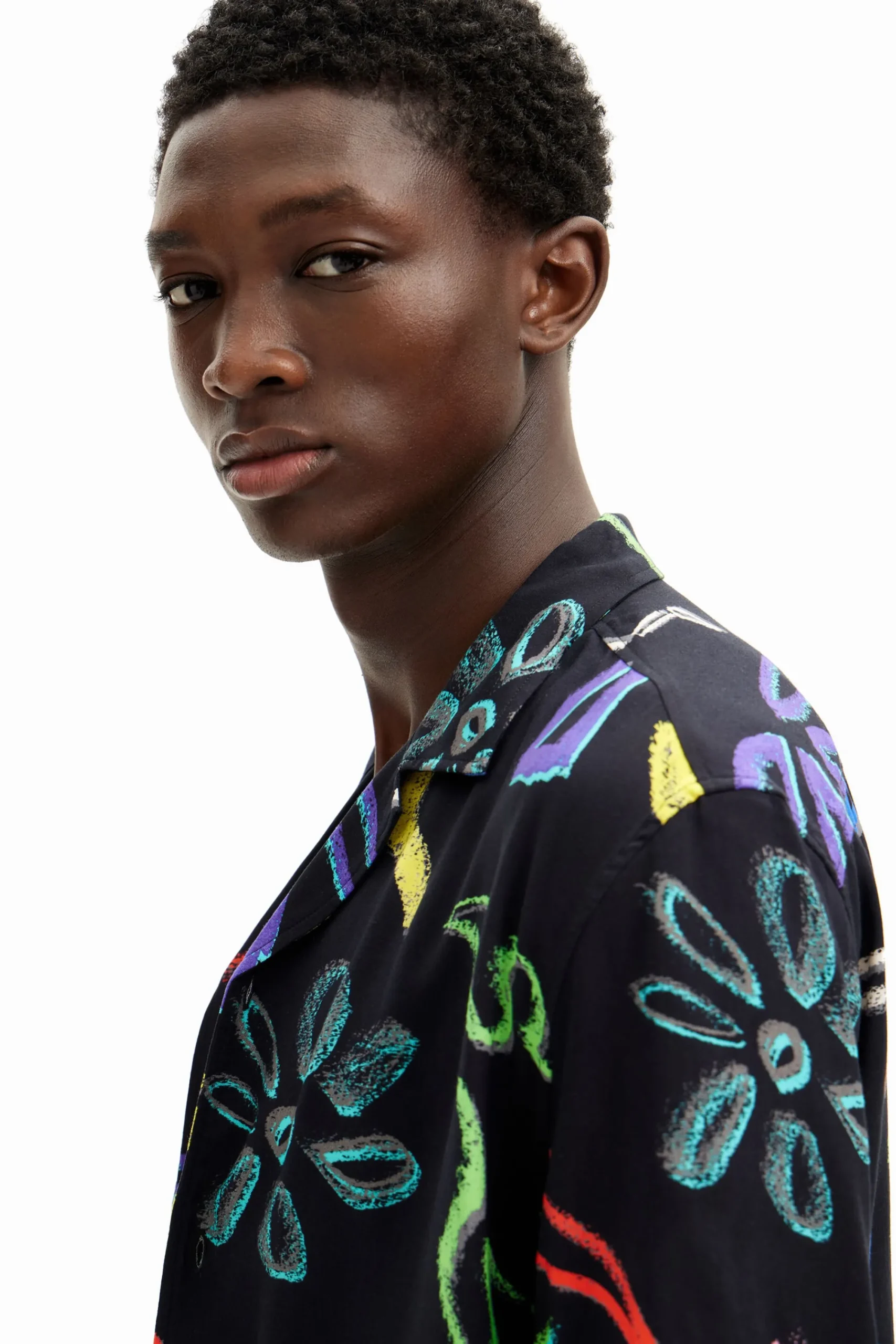 Camisetas|Camisas-Desigual Camisa motivos artísticos