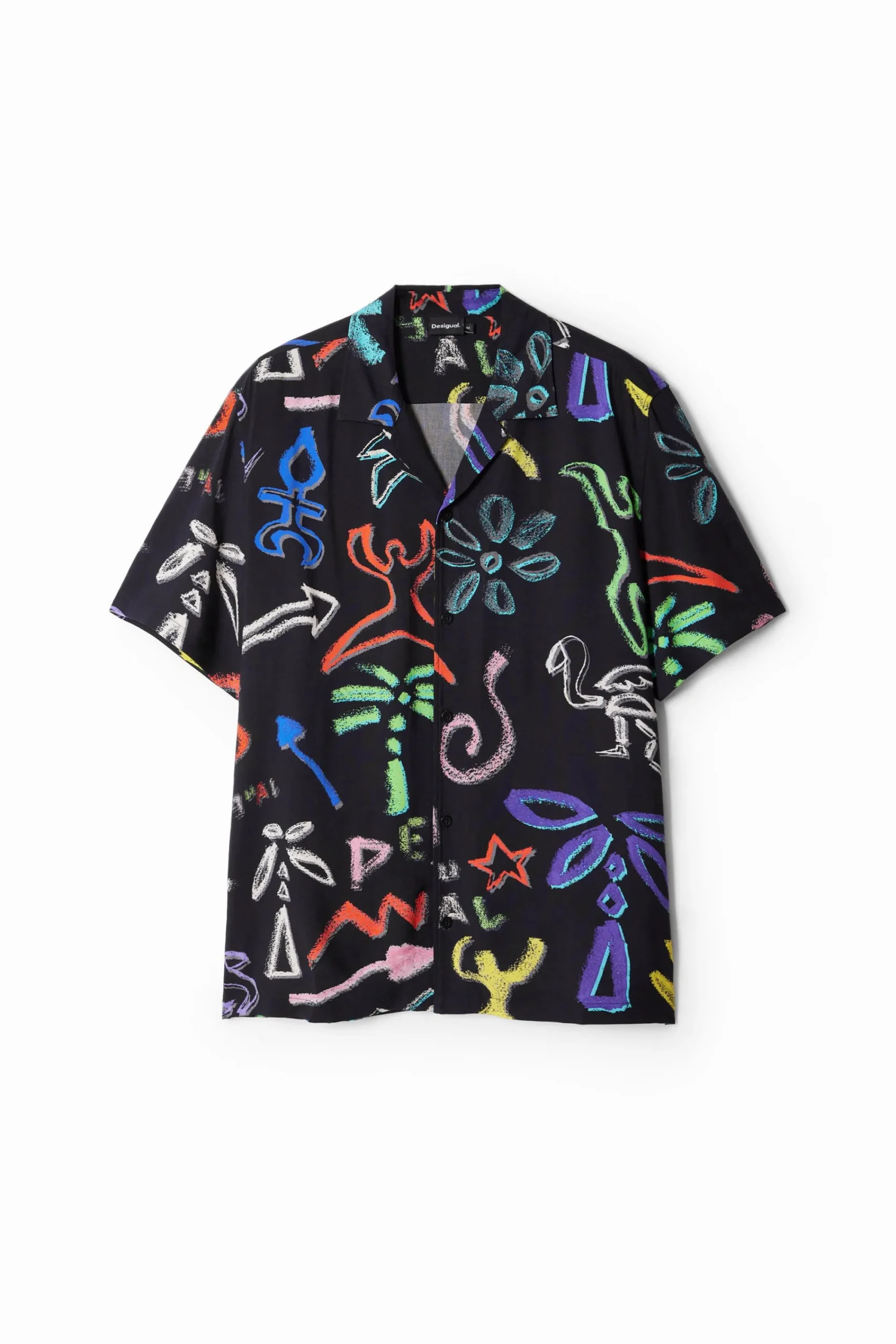 Camisetas|Camisas-Desigual Camisa motivos artísticos