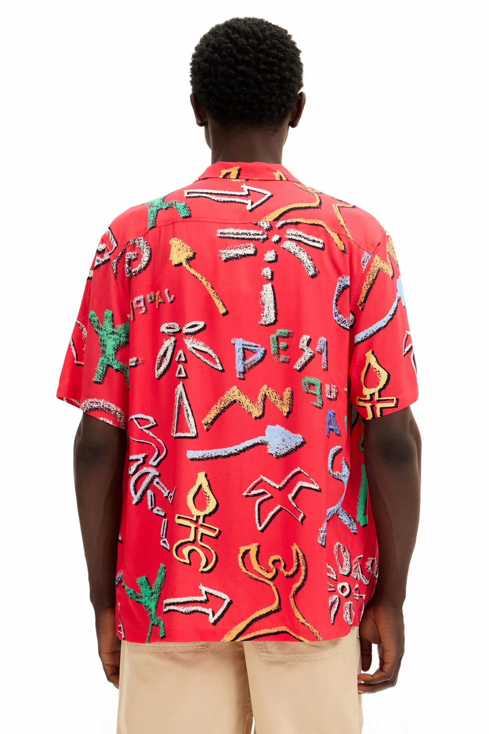 Camisetas|Camisas-Desigual Camisa motivos artísticos