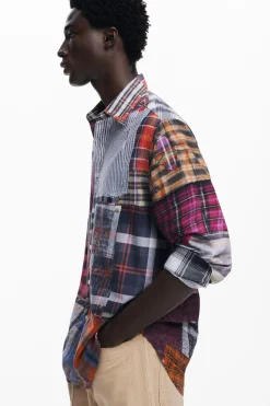 Camisetas|Camisas-Desigual Camisa parcheada