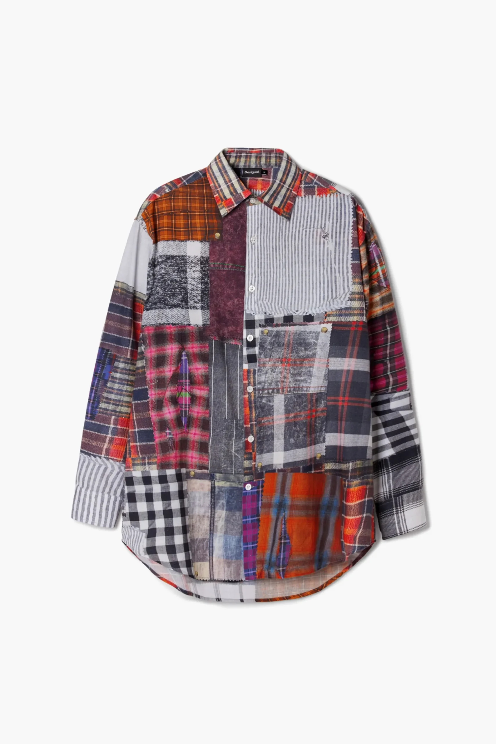 Camisetas|Camisas-Desigual Camisa parcheada
