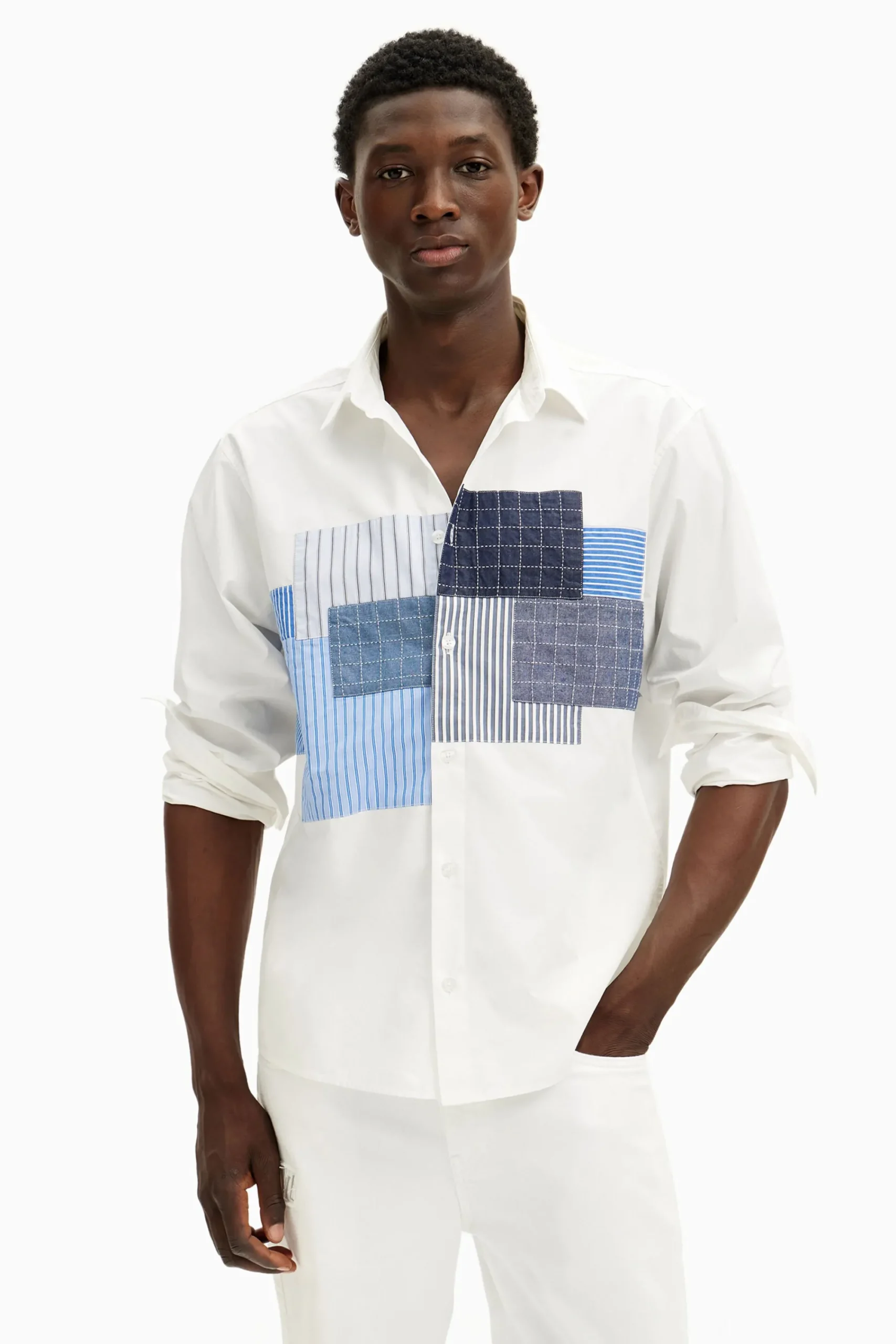 Camisetas|Camisas-Desigual Camisa parches