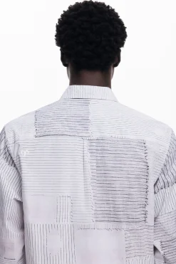 Camisetas|Camisas-Desigual Camisa patchwork