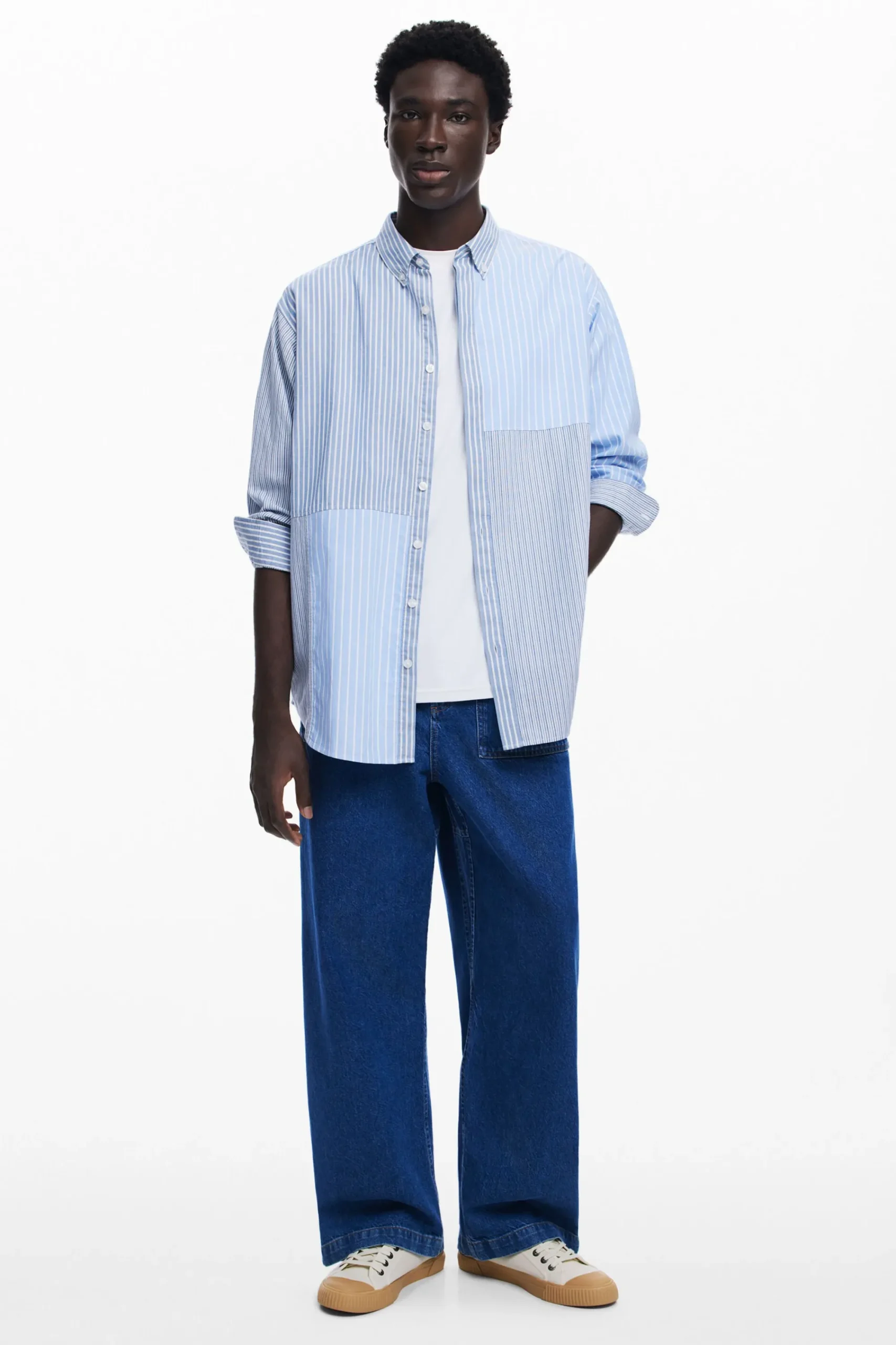 Camisetas|Camisas-Desigual Camisa rayas