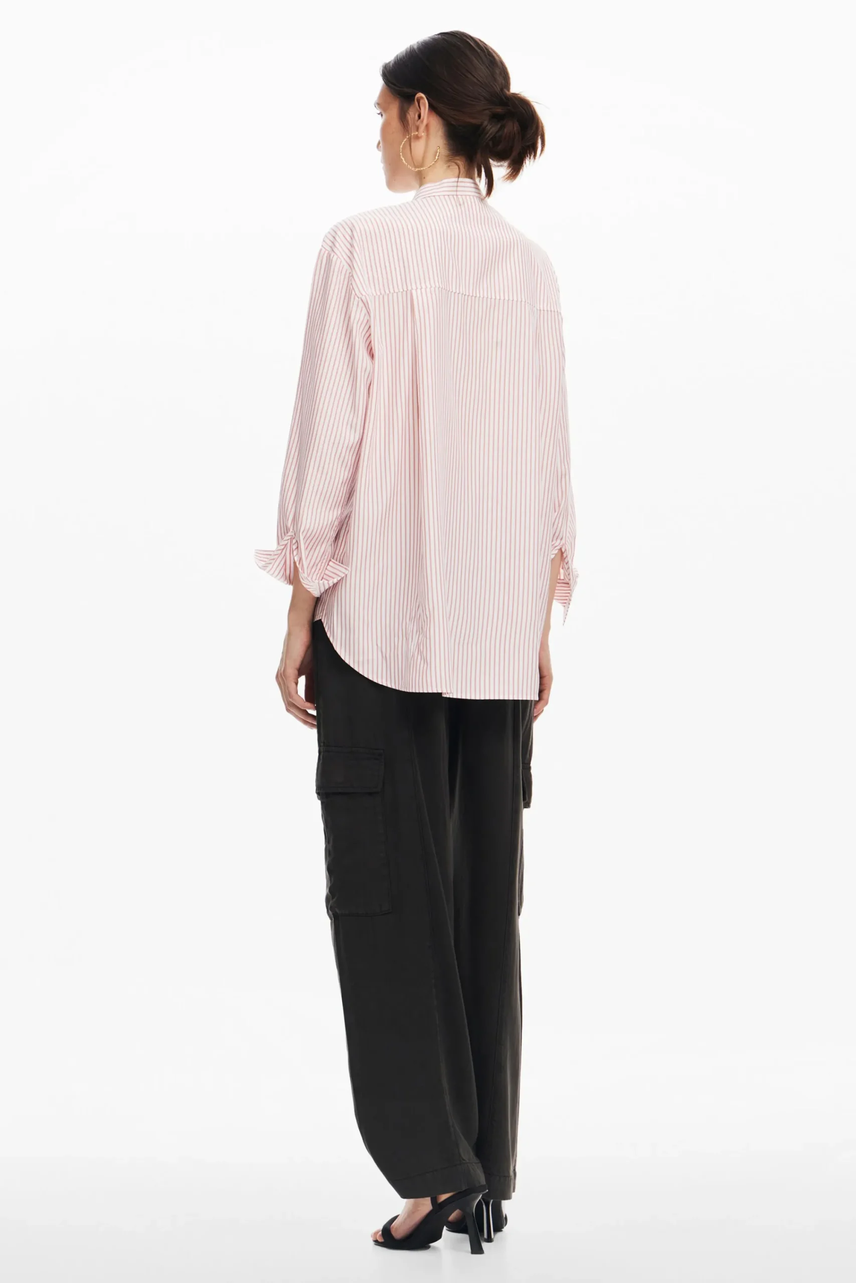 Camisas Y Blusas-Desigual Camisa rayas flores