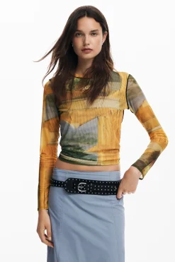 Camisas Y Blusas|Camisetas-Desigual Camiseta arty