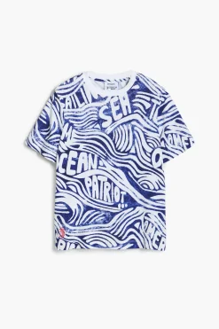 Camisas Y Blusas|Camisetas-Desigual Camiseta azul American Magic