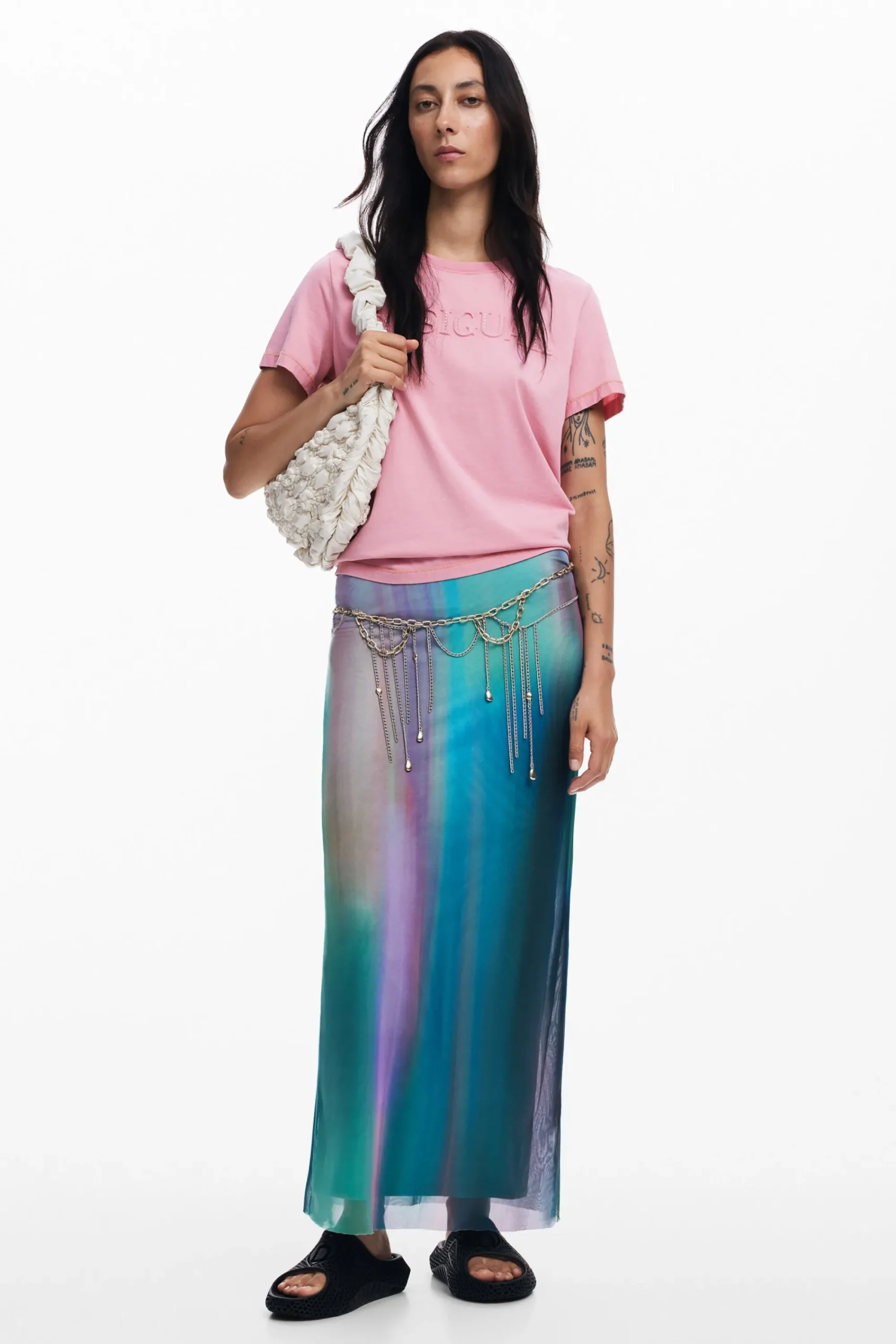 Camisas Y Blusas|Camisetas-Desigual Camiseta brillantes