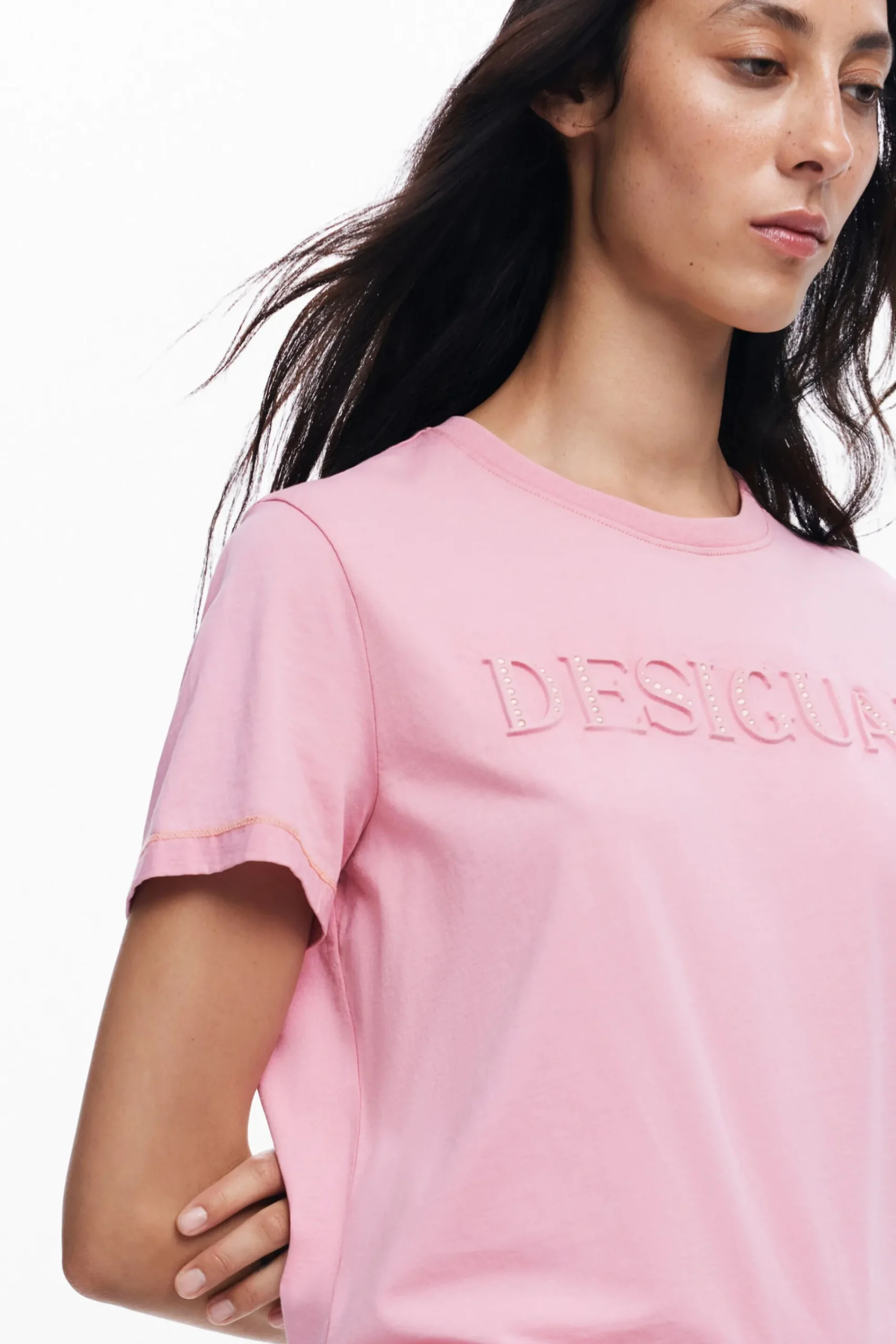 Camisas Y Blusas|Camisetas-Desigual Camiseta brillantes