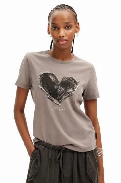 Camisas Y Blusas|Camisetas-Desigual Camiseta básica corazón