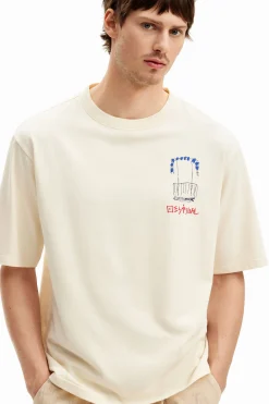 Camisetas-Desigual Camiseta con ilustración