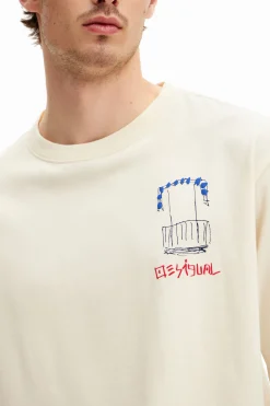 Camisetas-Desigual Camiseta con ilustración