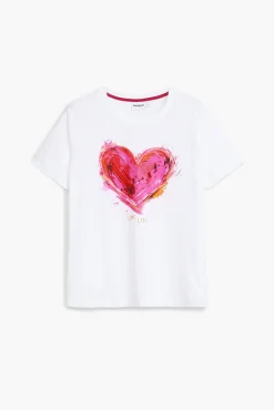 Camisas Y Blusas|Camisetas-Desigual Camiseta corazón