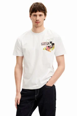 Camisetas-Desigual Camiseta de manga corta Mickey Mouse y frase