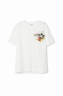 Camisetas-Desigual Camiseta de manga corta Mickey Mouse y frase