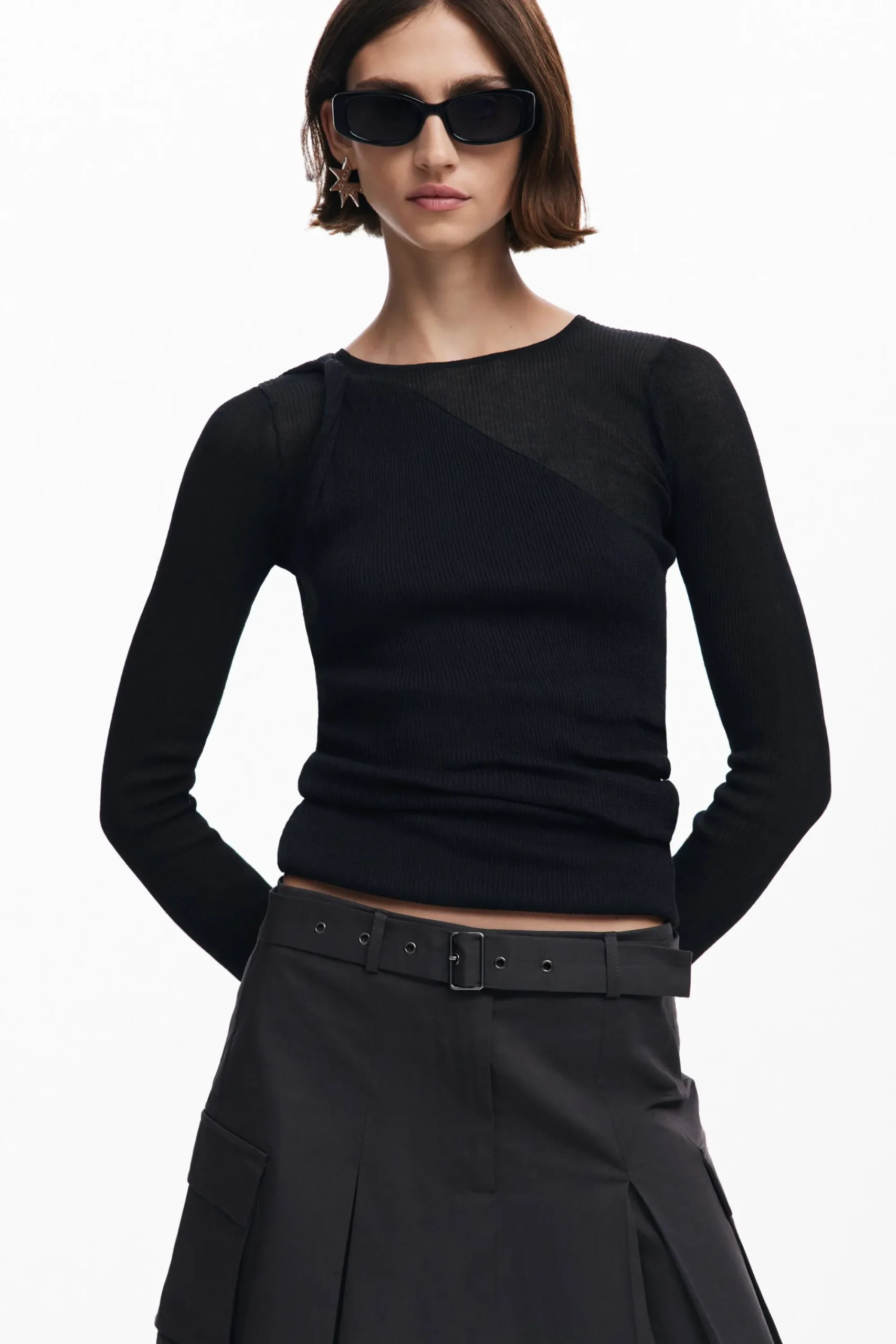 Ropa De Punto|Camisas Y Blusas-Desigual Camiseta de punto
