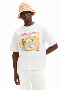 Camisetas-Desigual Camiseta de punto fauv