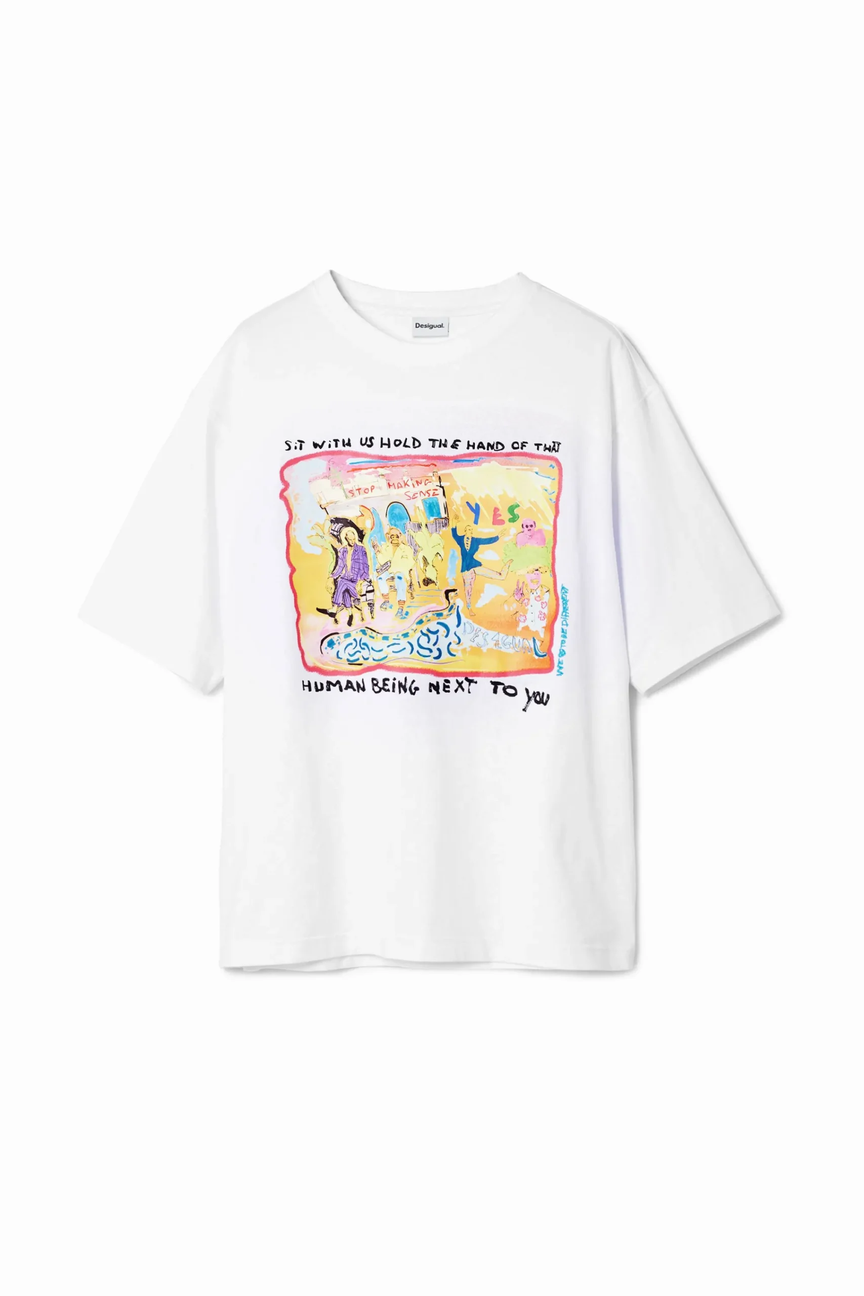 Camisetas-Desigual Camiseta de punto fauv