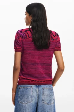 Camisas Y Blusas|Camisetas-Desigual Camiseta de punto mariposa