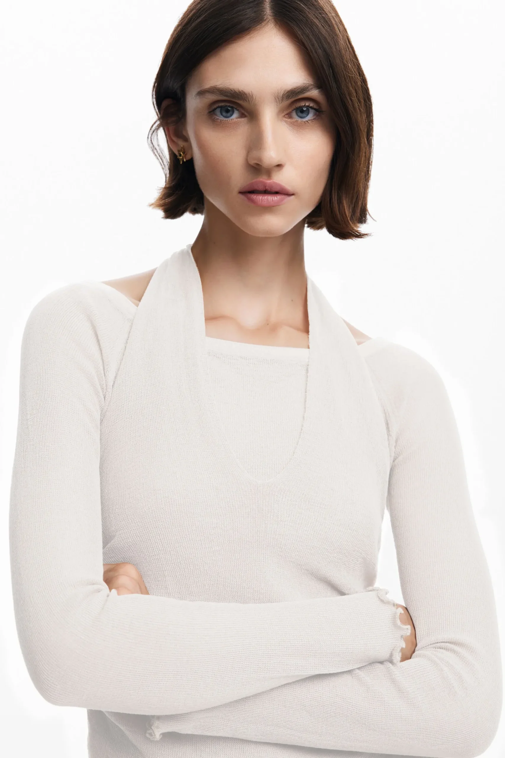 Camisas Y Blusas|Camisetas-Desigual Camiseta doble escote