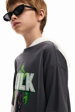 Camisetas Y Camisas-Desigual Camiseta doble manga Hulk