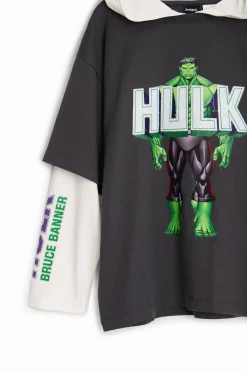 Camisetas Y Camisas-Desigual Camiseta doble manga Hulk