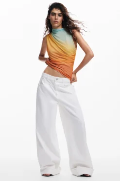 Camisas Y Blusas|Camisetas-Desigual Camiseta efecto degradado