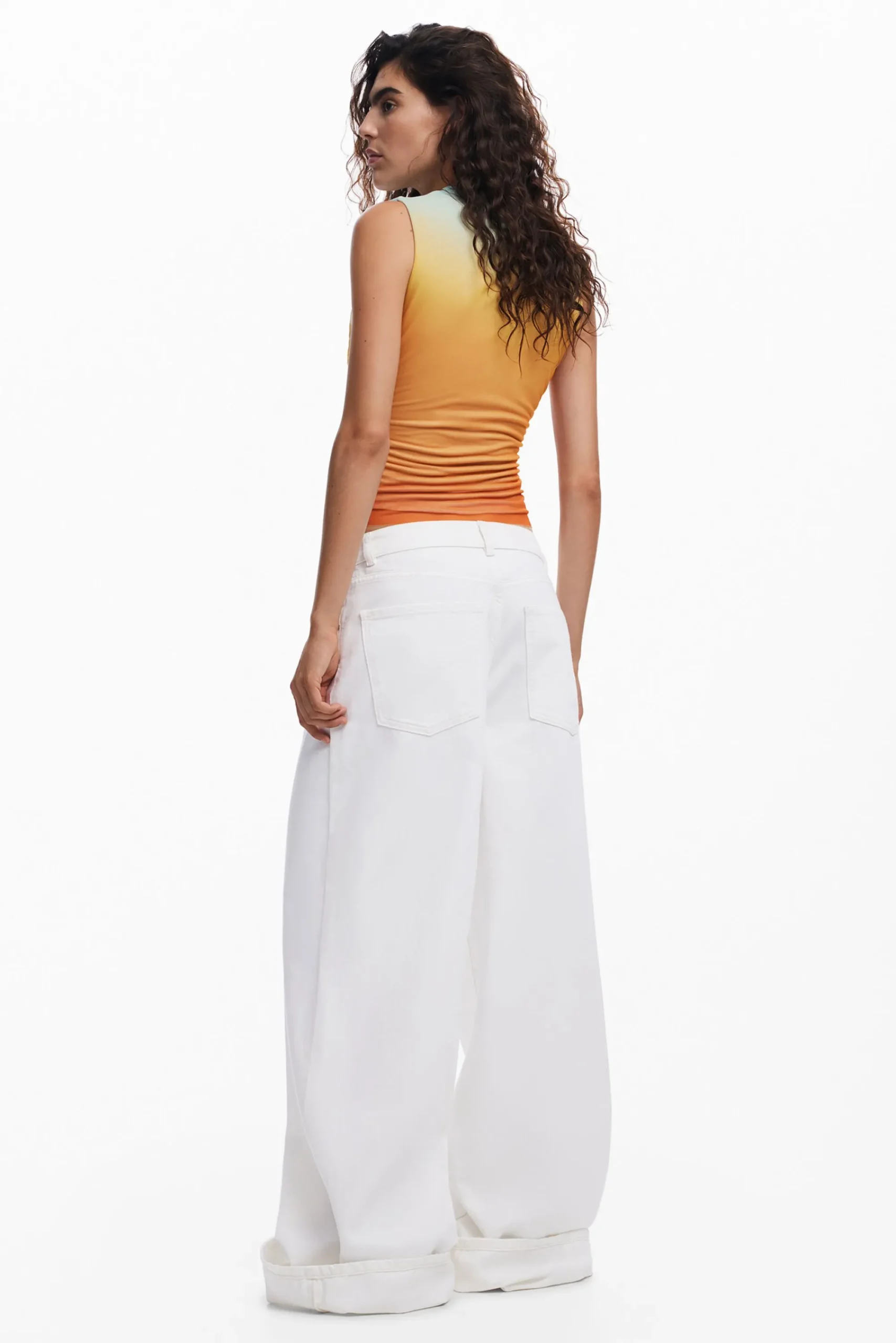 Camisas Y Blusas|Camisetas-Desigual Camiseta efecto degradado