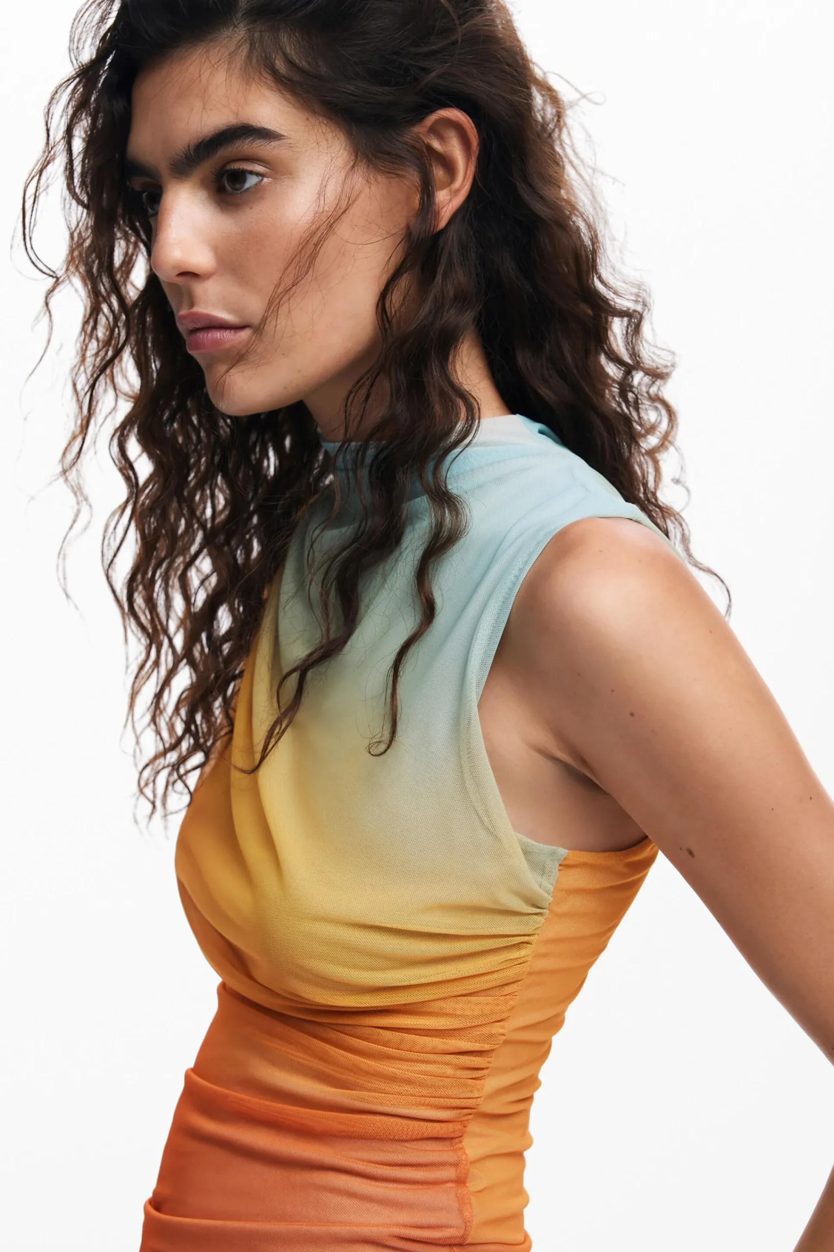 Camisas Y Blusas|Camisetas-Desigual Camiseta efecto degradado