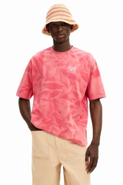 Camisetas-Desigual Camiseta efecto difuminado estampada