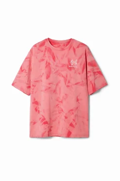 Camisetas-Desigual Camiseta efecto difuminado estampada