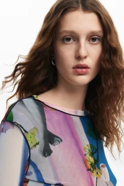 Camisas Y Blusas|Camisetas-Desigual Camiseta estampada M. Christian Lacroix