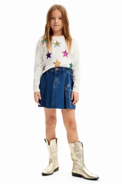 Camisetas Y Camisas-Desigual Camiseta estampado estrellas