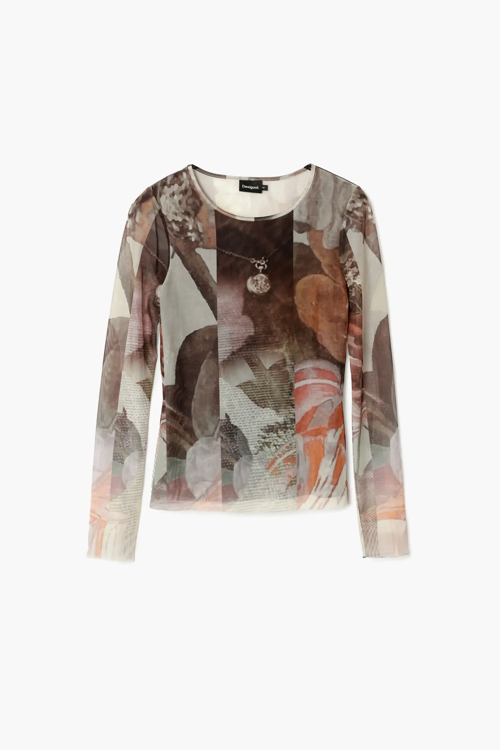 Camisas Y Blusas|Camisetas-Desigual Camiseta estampado flores