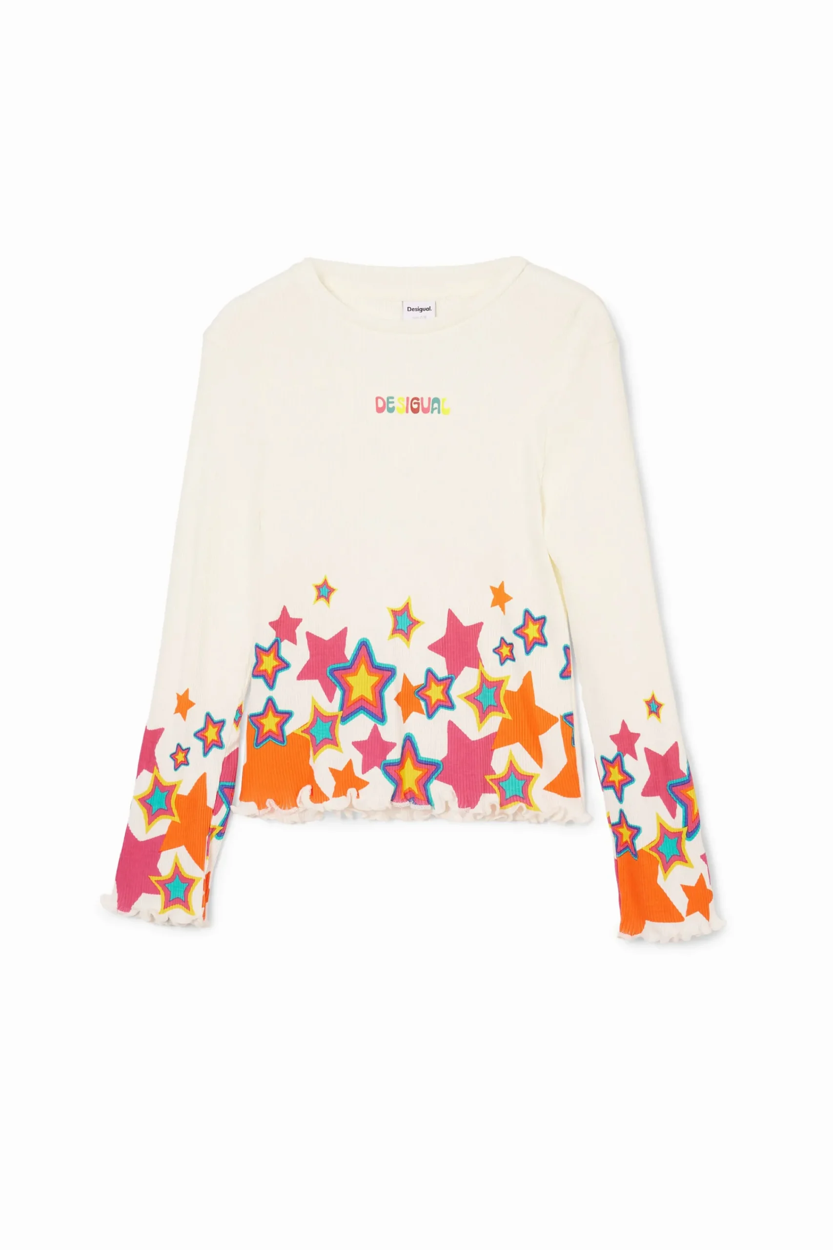 Camisetas Y Camisas-Desigual Camiseta estrellas colores