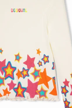 Camisetas Y Camisas-Desigual Camiseta estrellas colores