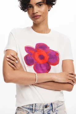 Camisas Y Blusas|Camisetas-Desigual Camiseta flor
