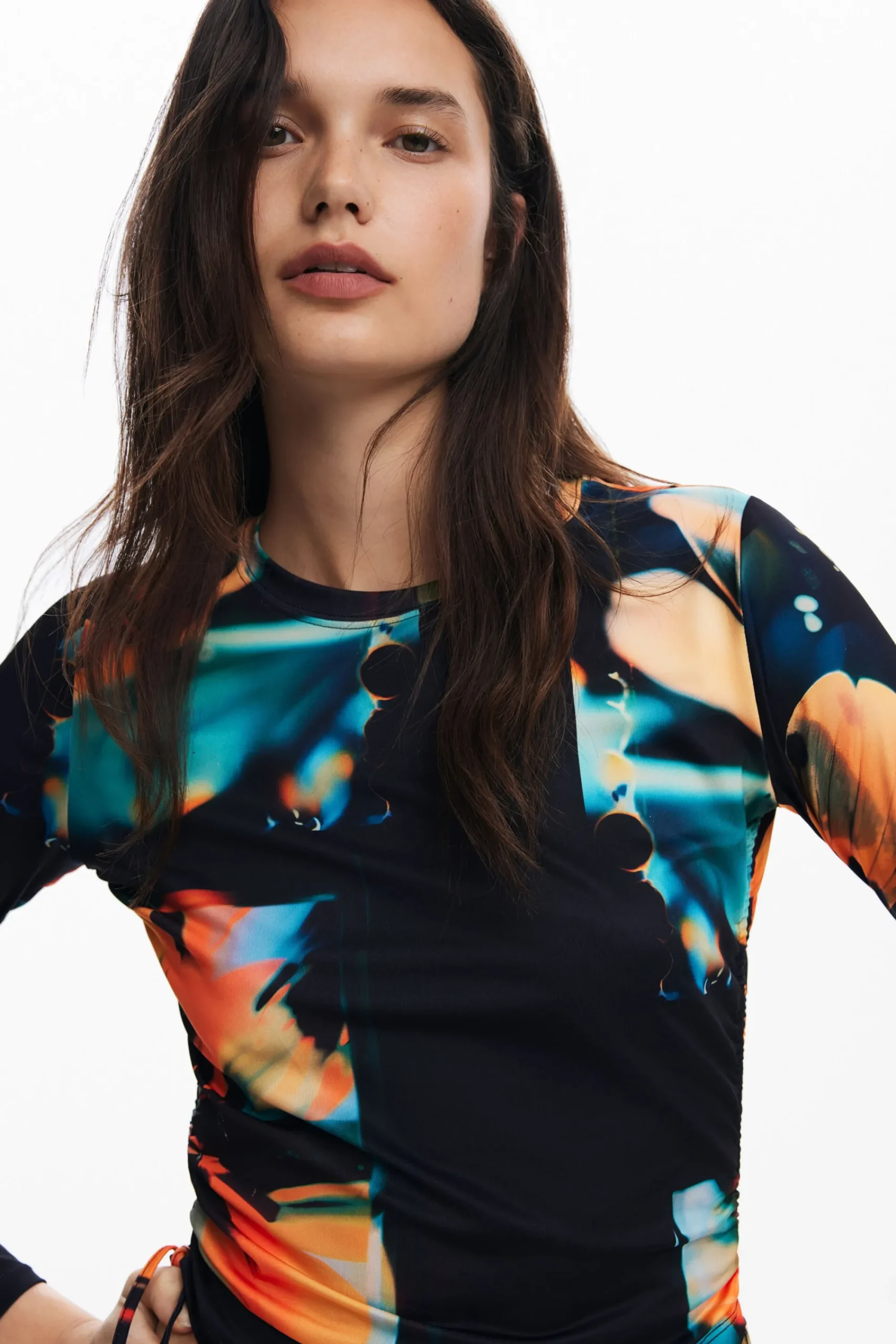 Camisas Y Blusas|Camisetas-Desigual Camiseta flores