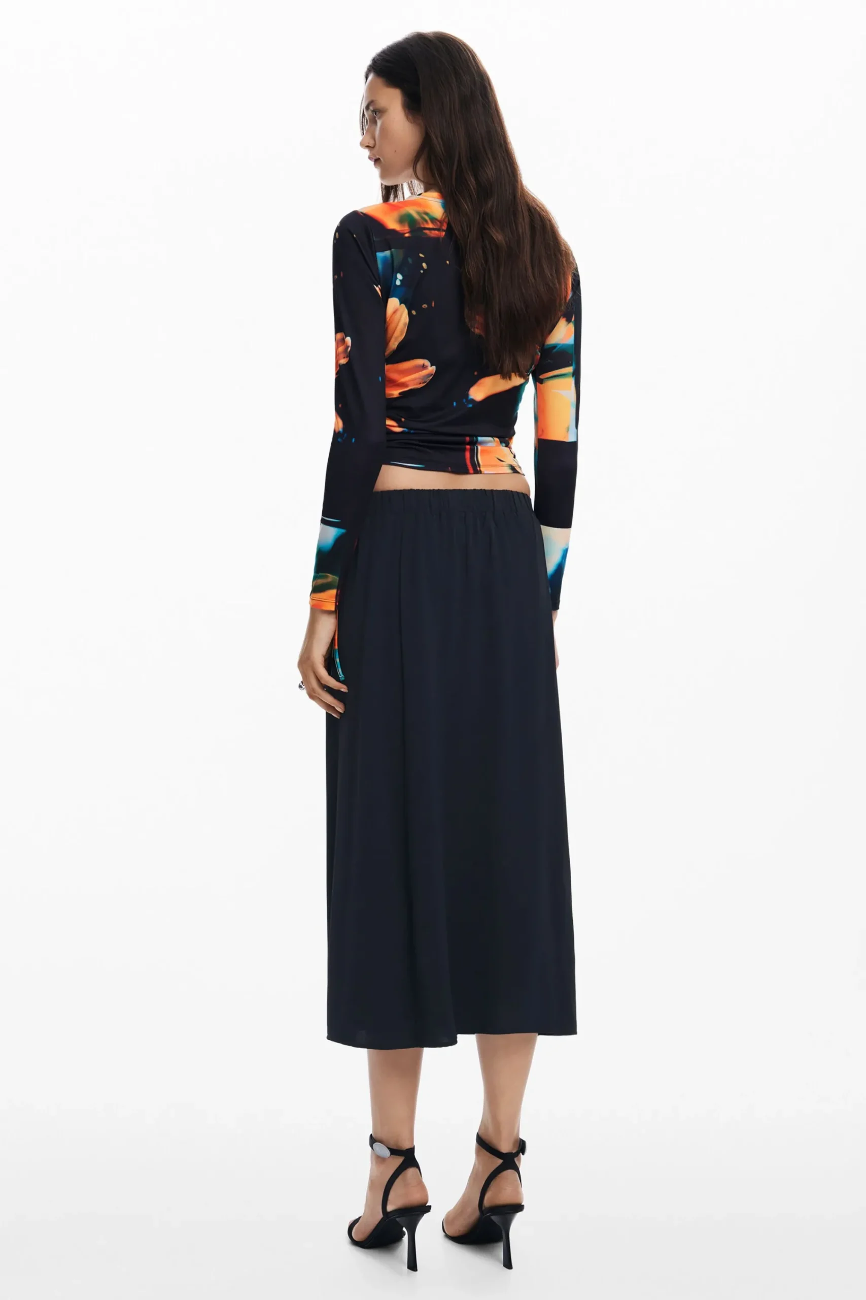 Camisas Y Blusas|Camisetas-Desigual Camiseta flores