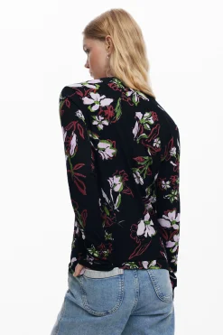 Camisas Y Blusas|Camisetas-Desigual Camiseta flores