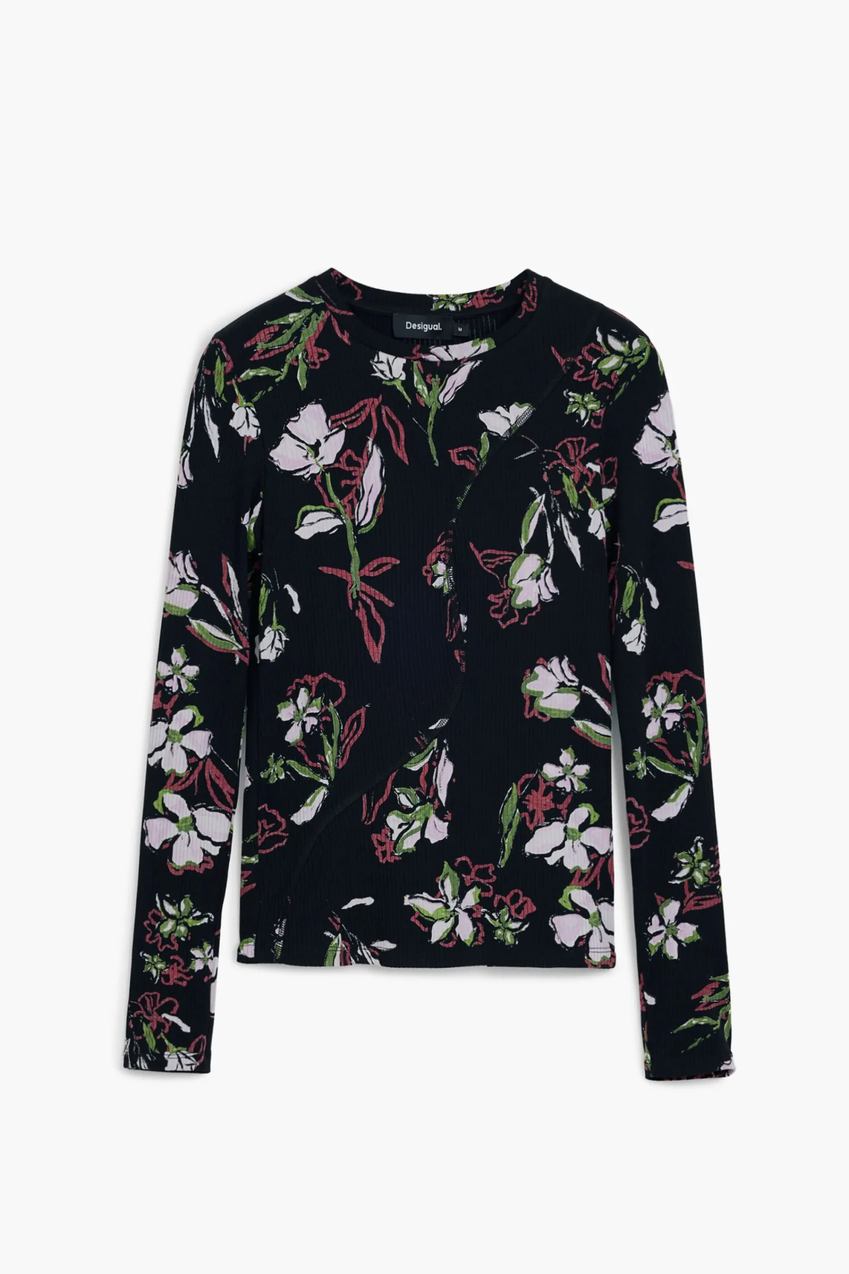 Camisas Y Blusas|Camisetas-Desigual Camiseta flores