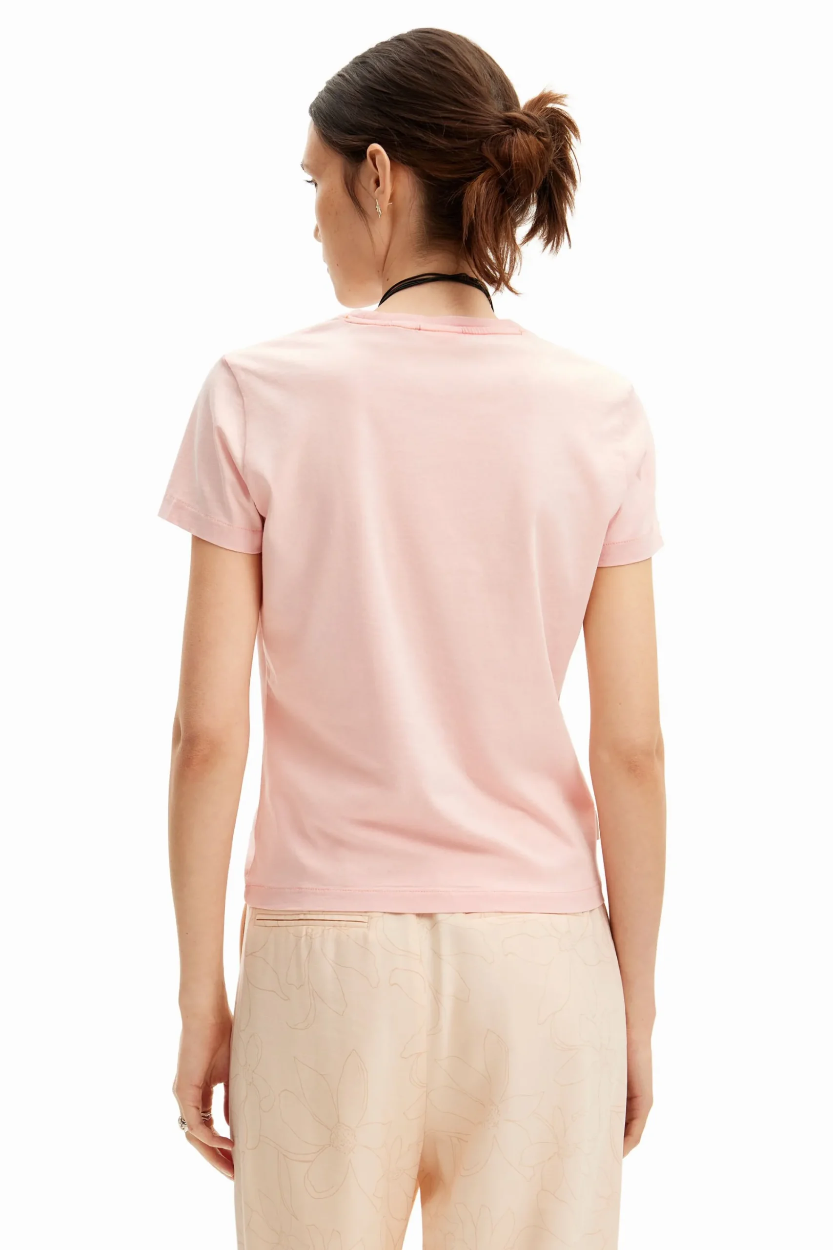 Camisas Y Blusas|Camisetas-Desigual Camiseta ilustración margarita
