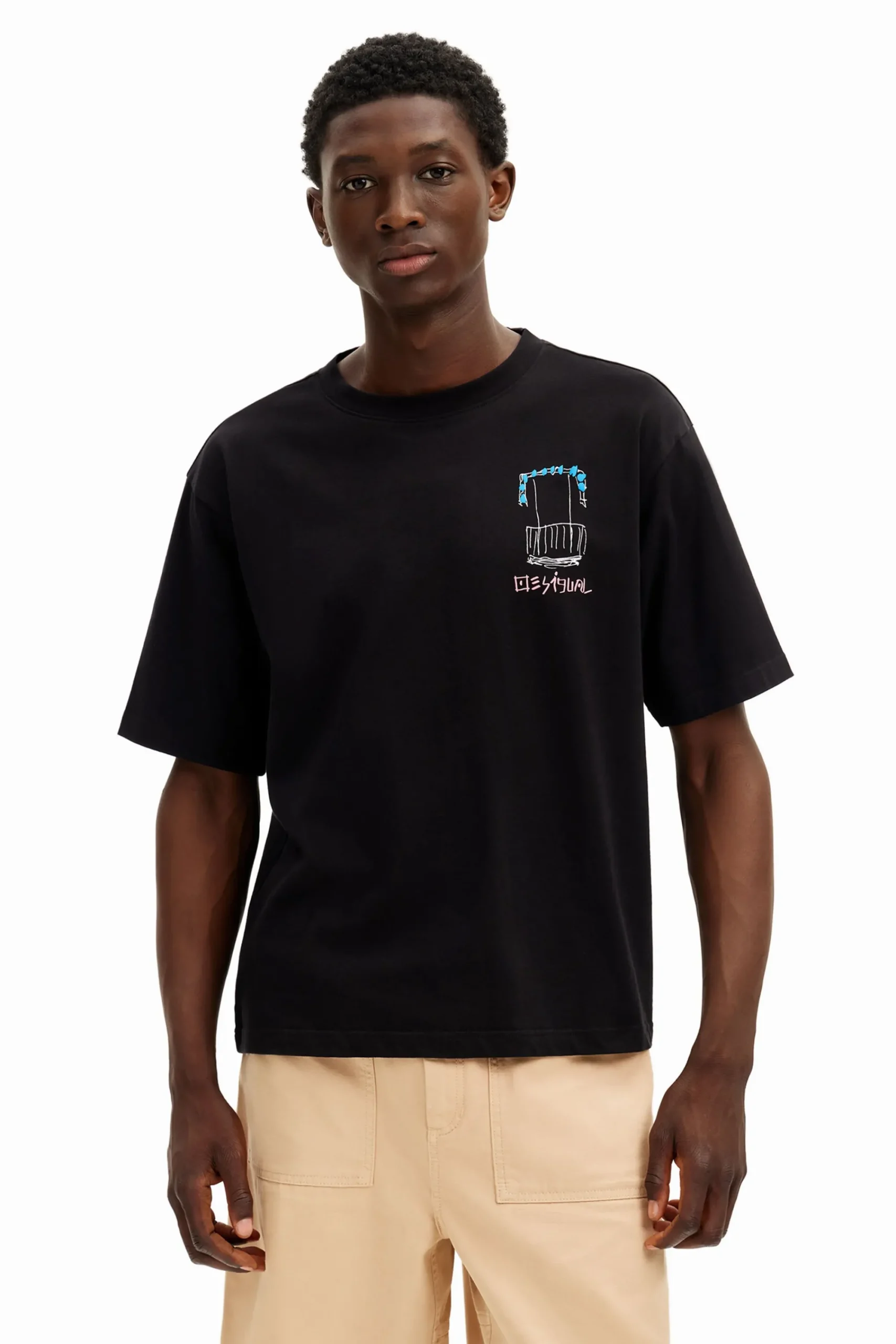 Camisetas-Desigual Camiseta ilustraciones