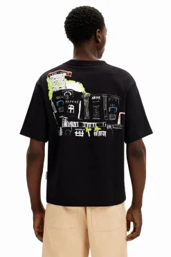 Camisetas-Desigual Camiseta ilustraciones