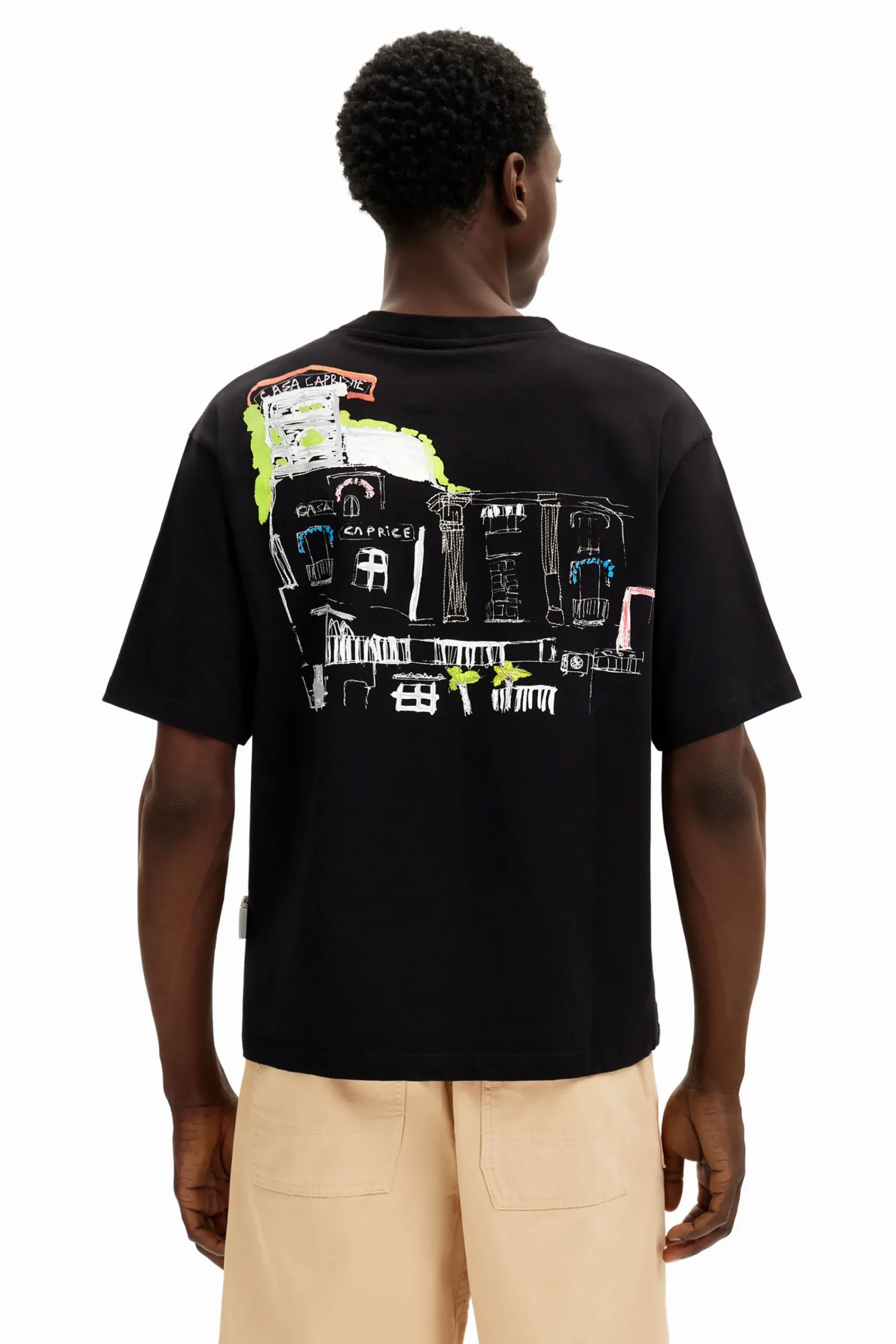 Camisetas-Desigual Camiseta ilustraciones