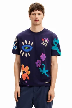 Camisetas-Desigual Camiseta ilustraciones