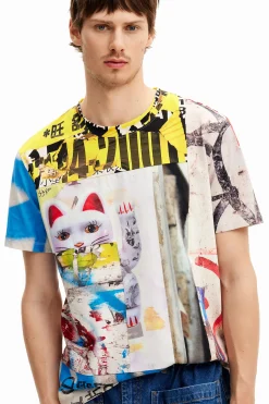 Camisetas-Desigual Camiseta japan street